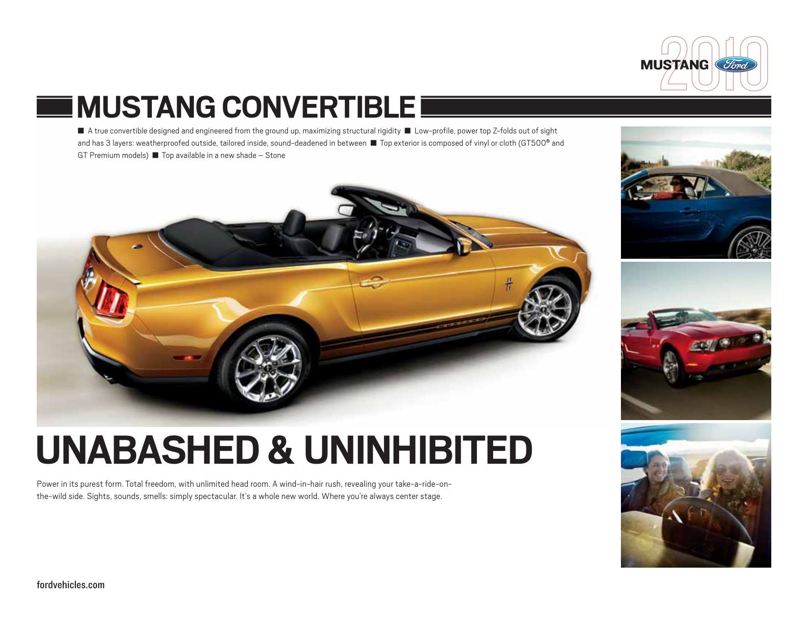 2010 Ford Mustang Brochure Page 16